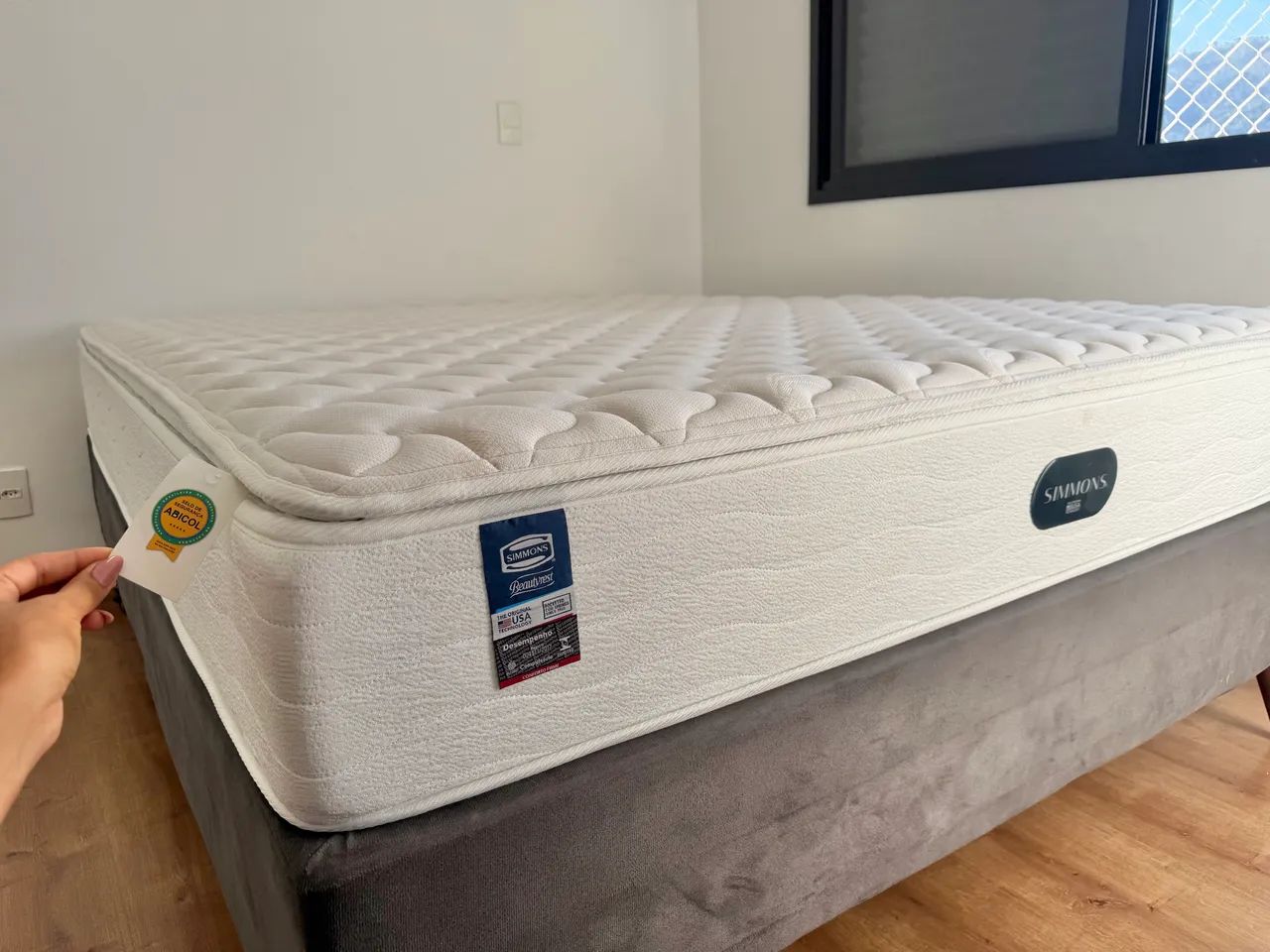 Cama box queen + colchão  - Foto 3