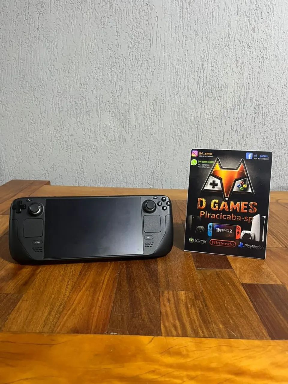 Steam Deck 512g Semi Novo.