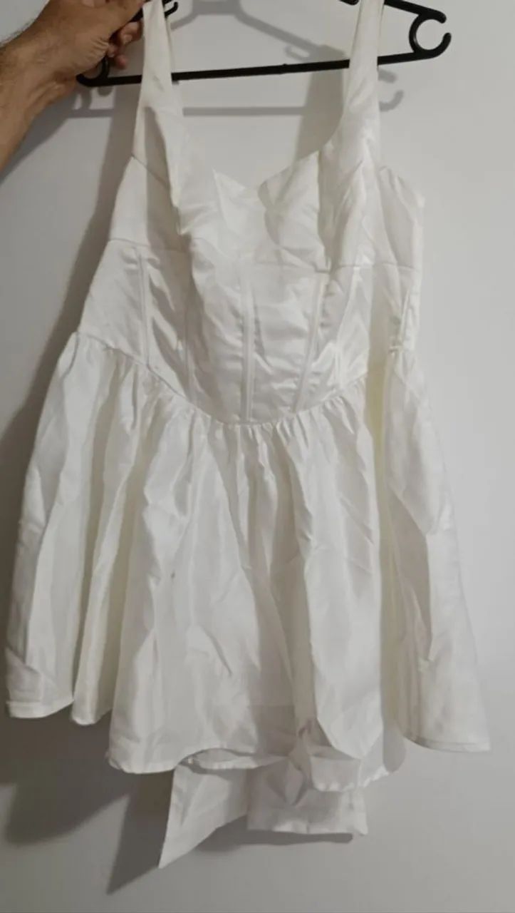 Vestido branco de festa  - Foto 3