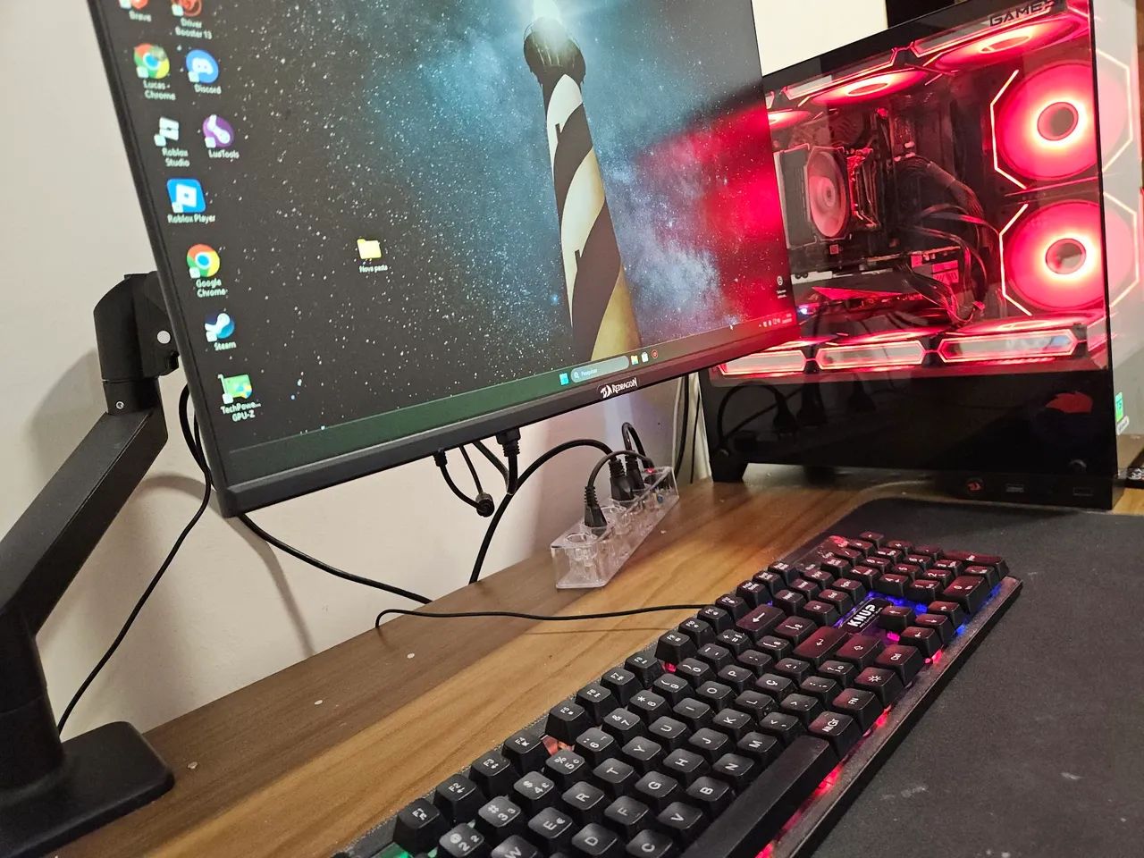 Pc gamer 32 gb ram ddr4 1tb ssd completo - Foto 3