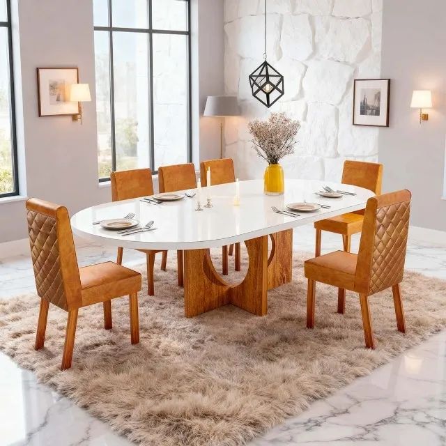 mesa de jantar 6 cadeiras - Foto 4
