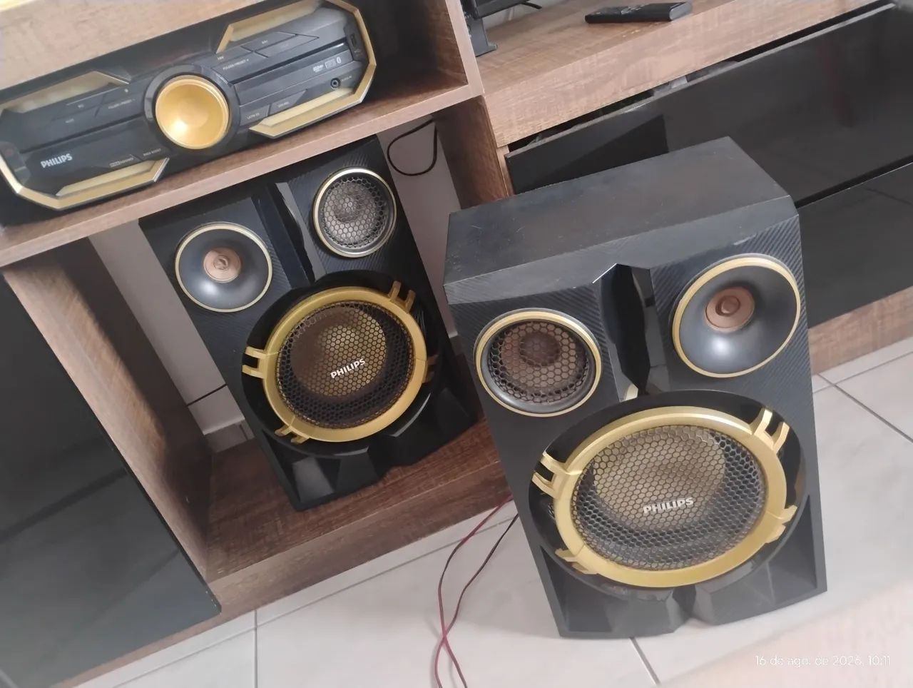 Som Philips 800 w potência 