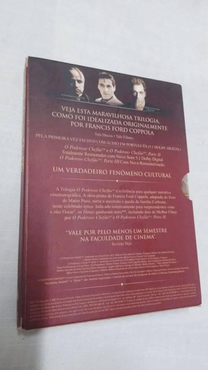 DVD Box Triplo O Poderoso Chefão - The Coppola Restoration ( 24049 ) - Foto 2