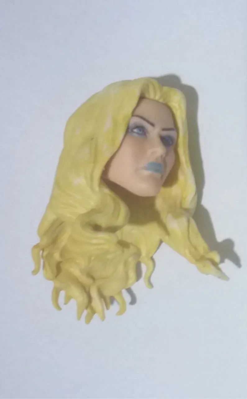 Cabeça (Head) Emma Frost X-men Marvel Legends Hasbro Original (Usado) - Foto 3
