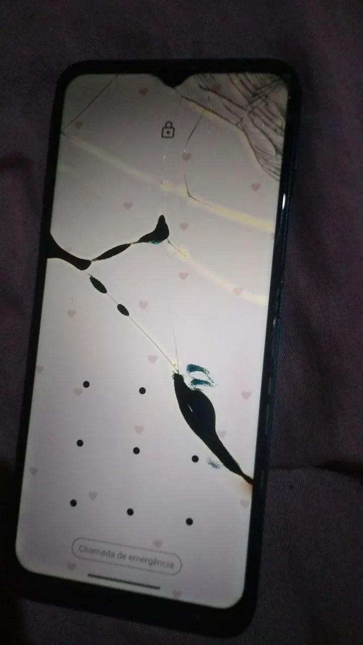 Moto G9 Play 64GB - Tela quebrada - Para conserto - Foto 2