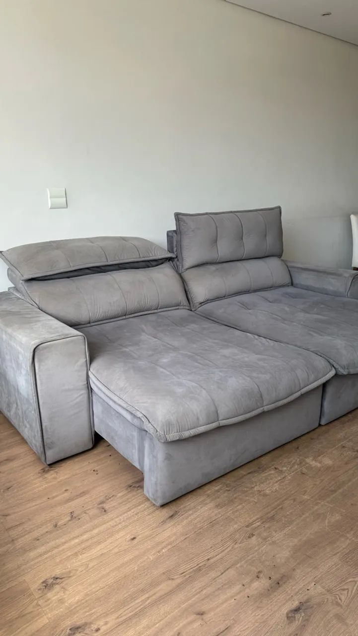 Aceito proposta | Sofá de 2 módulos com extensão - 2,40 metros - Foto 5