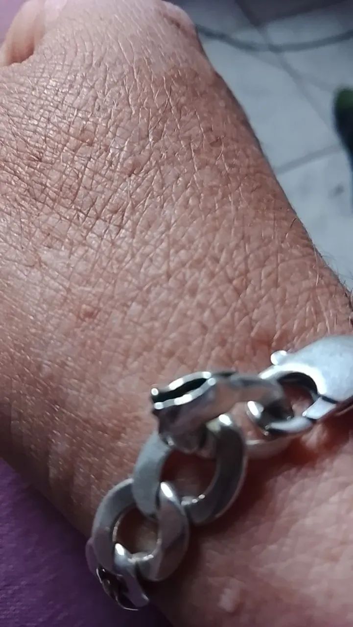Pulseira de prata  - Foto 4