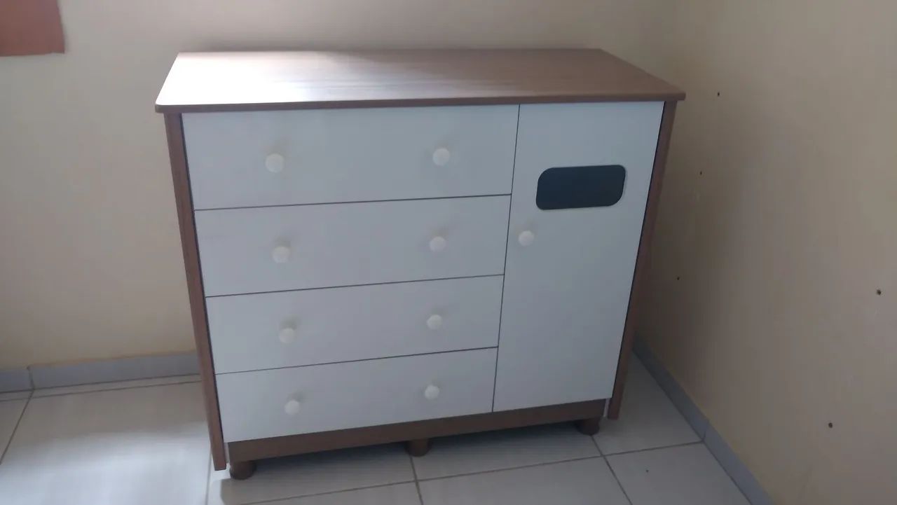Cômoda com 6 gavetas e sapateira  - Foto 2