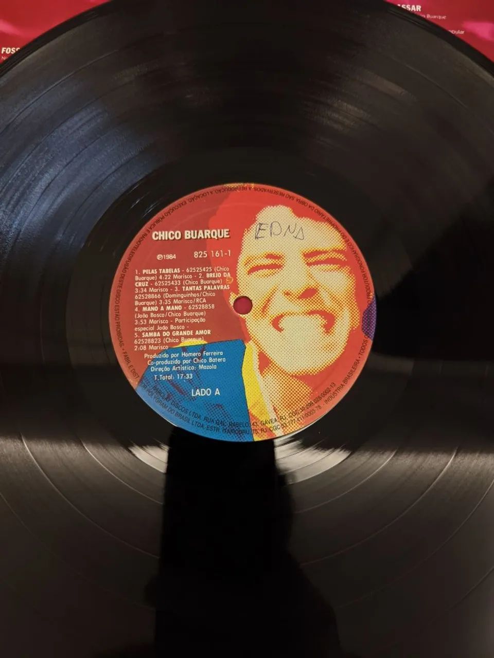 LP Chico Buarque - 1984 - Foto 2