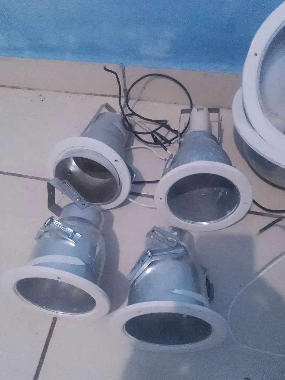luminárias Rebaixamento Gesso lote com 10 - Foto 4