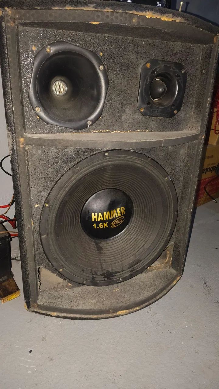 Caixa de som Hammer, vai com bateria e modulos - Foto 4