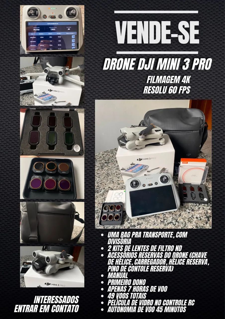 Drone DJI Mini 3 Pro 4k - Foto 5