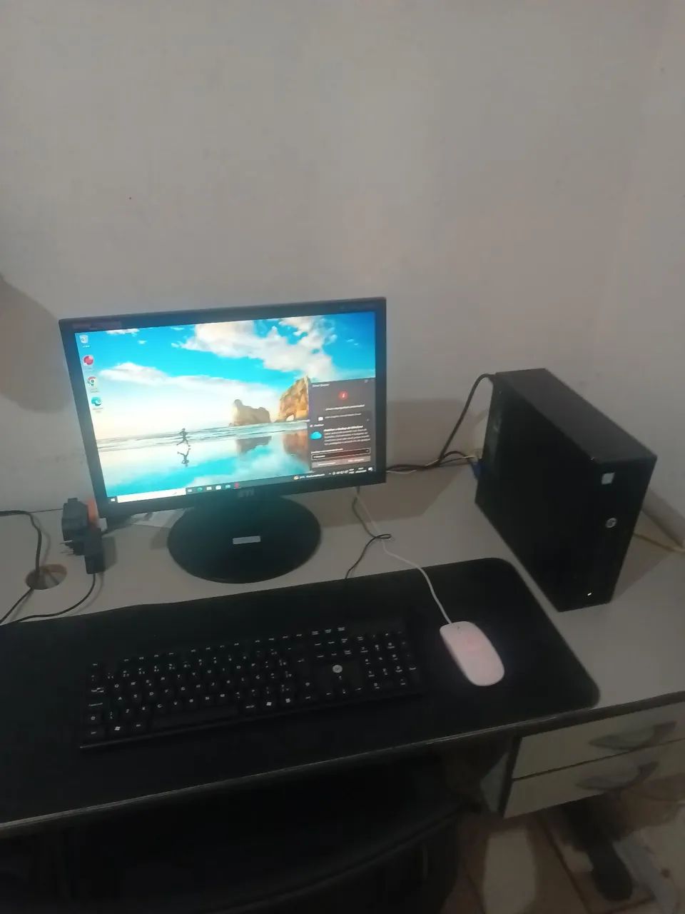 Computador completo i3 sexta geração 16gb de ram SSD 240gb, monitor 19,5 polegadas