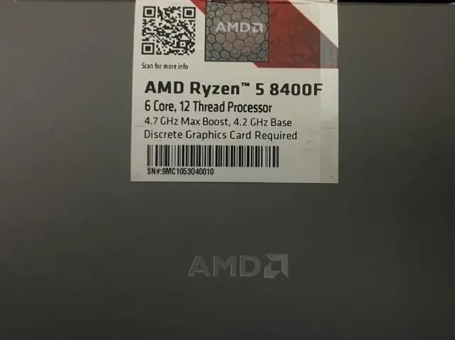 Processador AMD Ryzen 5 8400F AM5 - 6 Núcleos, 12 Threads -contém a caixa original  - Foto 5