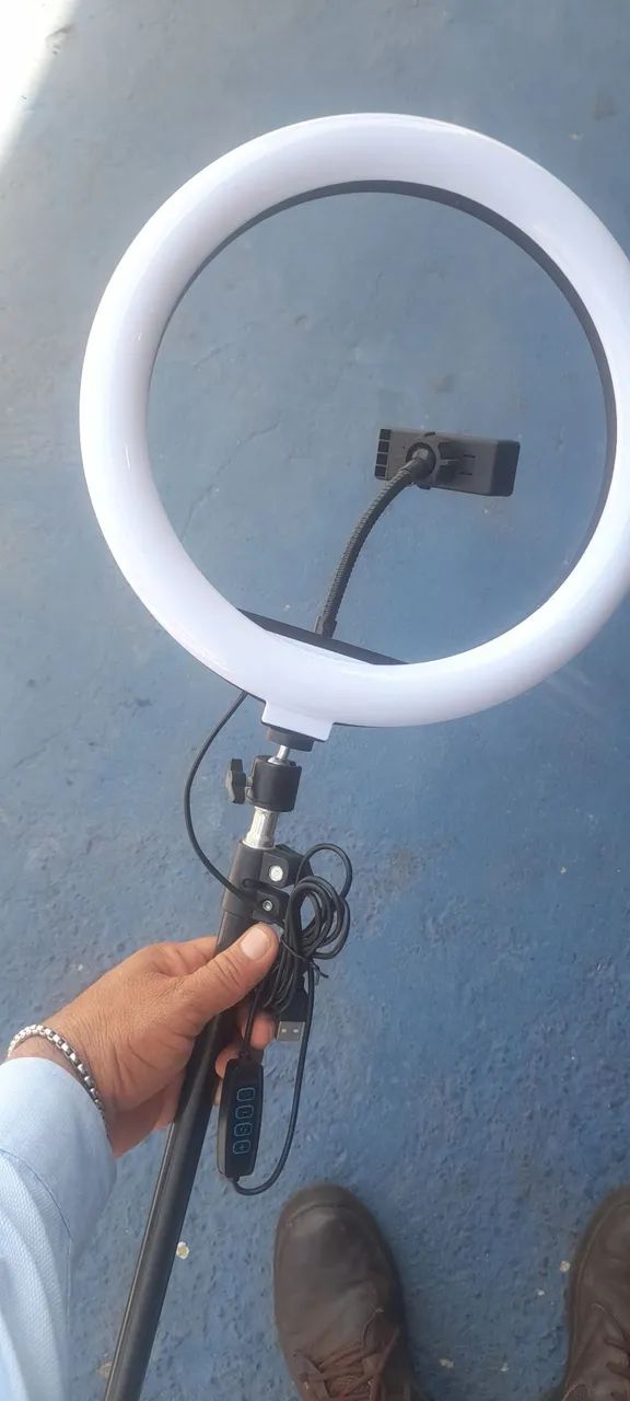 Ring light. Só 149,00. Entrega gratis