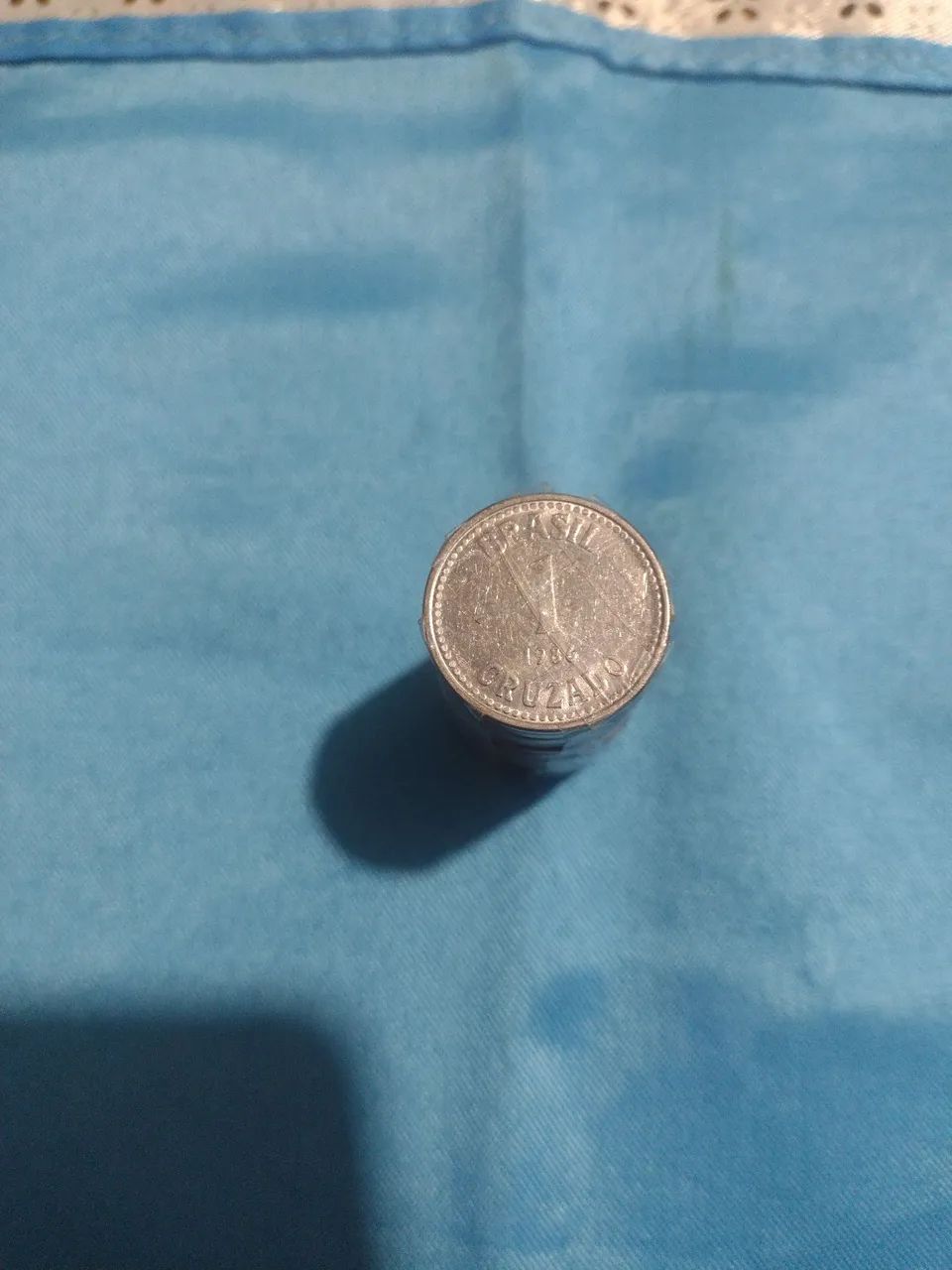 26 moedas antigas de 1 cruzado do ano 1987 e 1988. - Foto 5