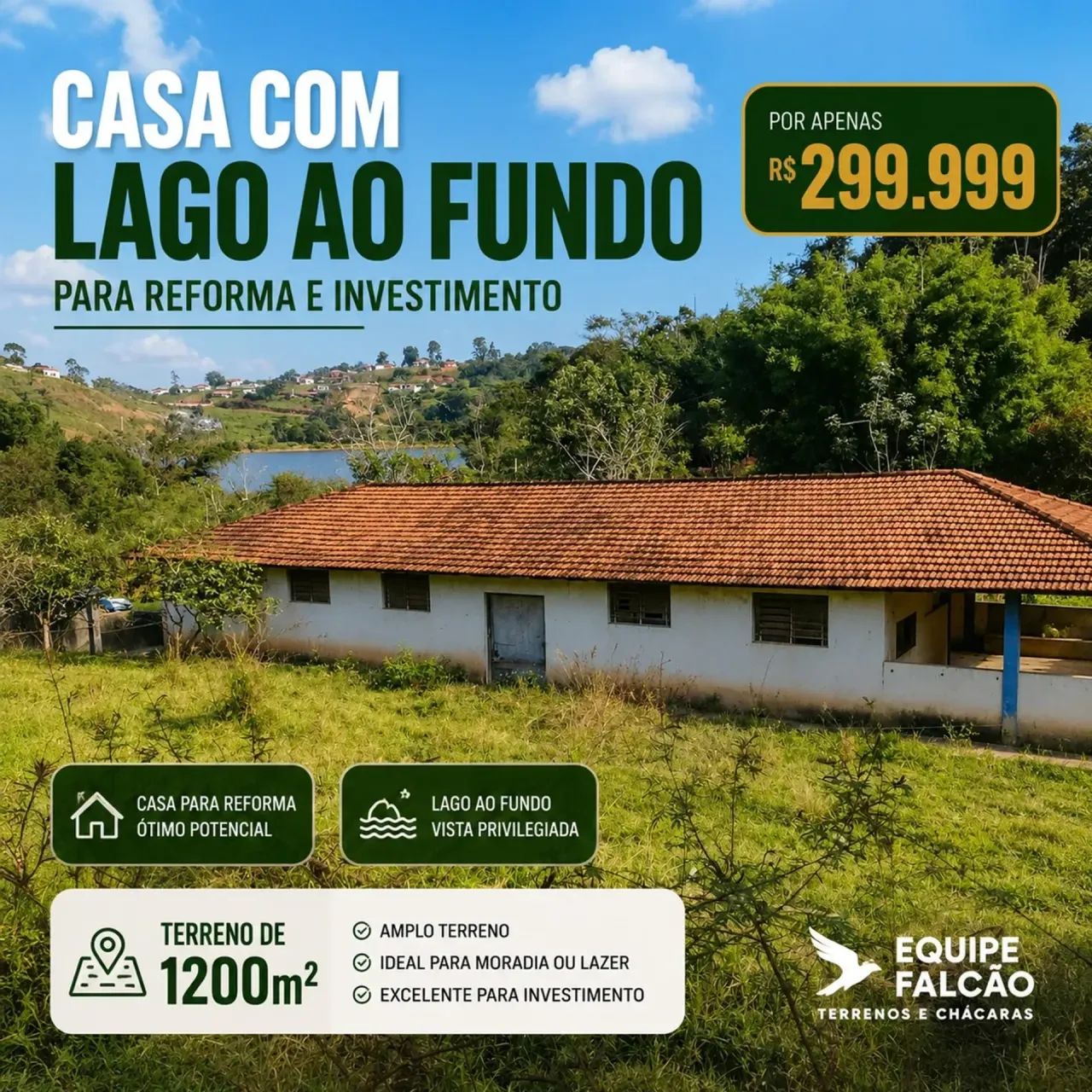 Igaratá oferece tranquilidade, e esse imóvel oferece tudo isso com muito espaço.