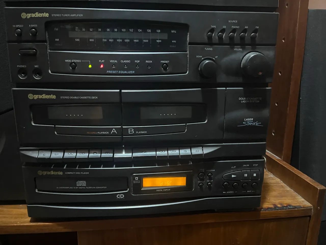 som modular vintage da marca Gradiente c/ defeito  - Foto 5