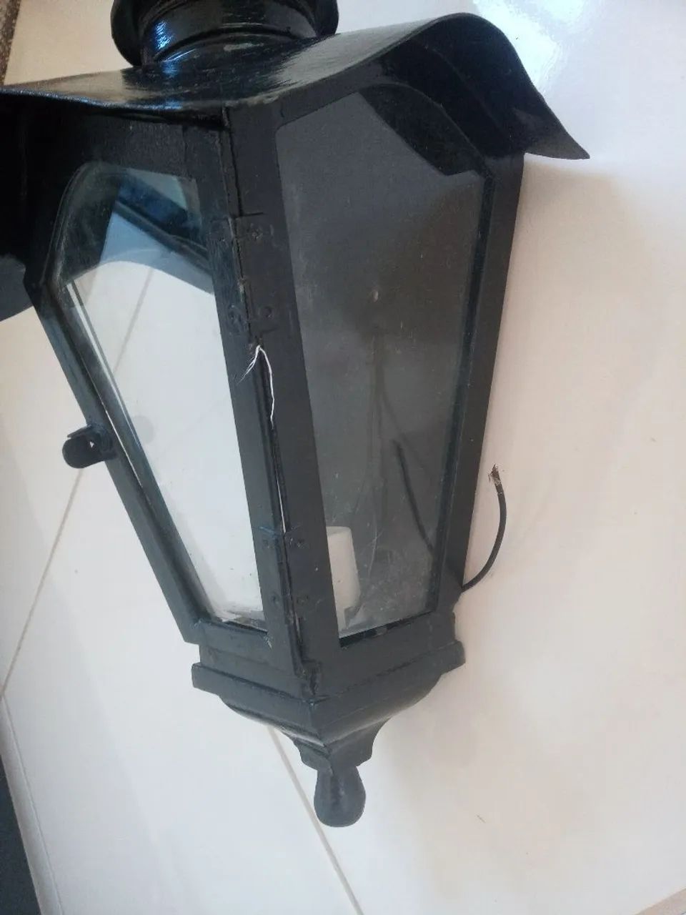 Luminária Antiga de Parede Material Forte  - Foto 5