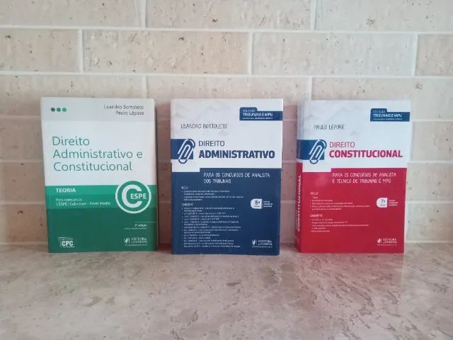 kit Direito administrativo e constitucional para concursos
