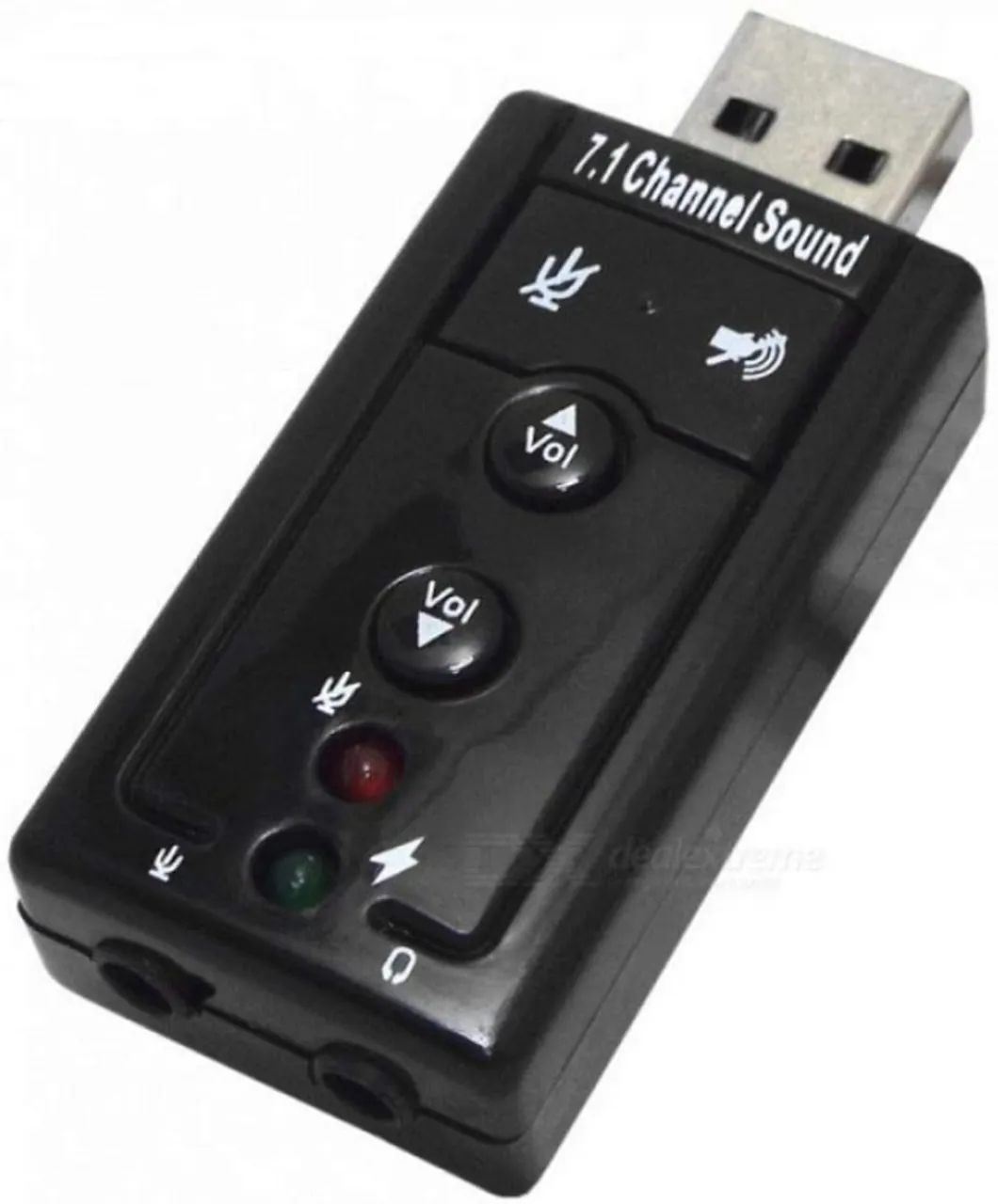 Adaptador placa de Som áudio USB Externa - Foto 3