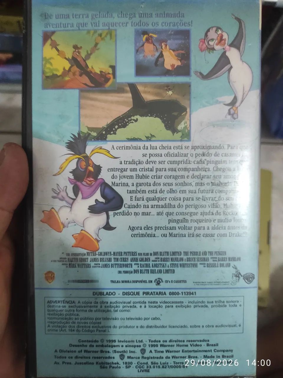 VHS o cristal e o pinguim  - Foto 2