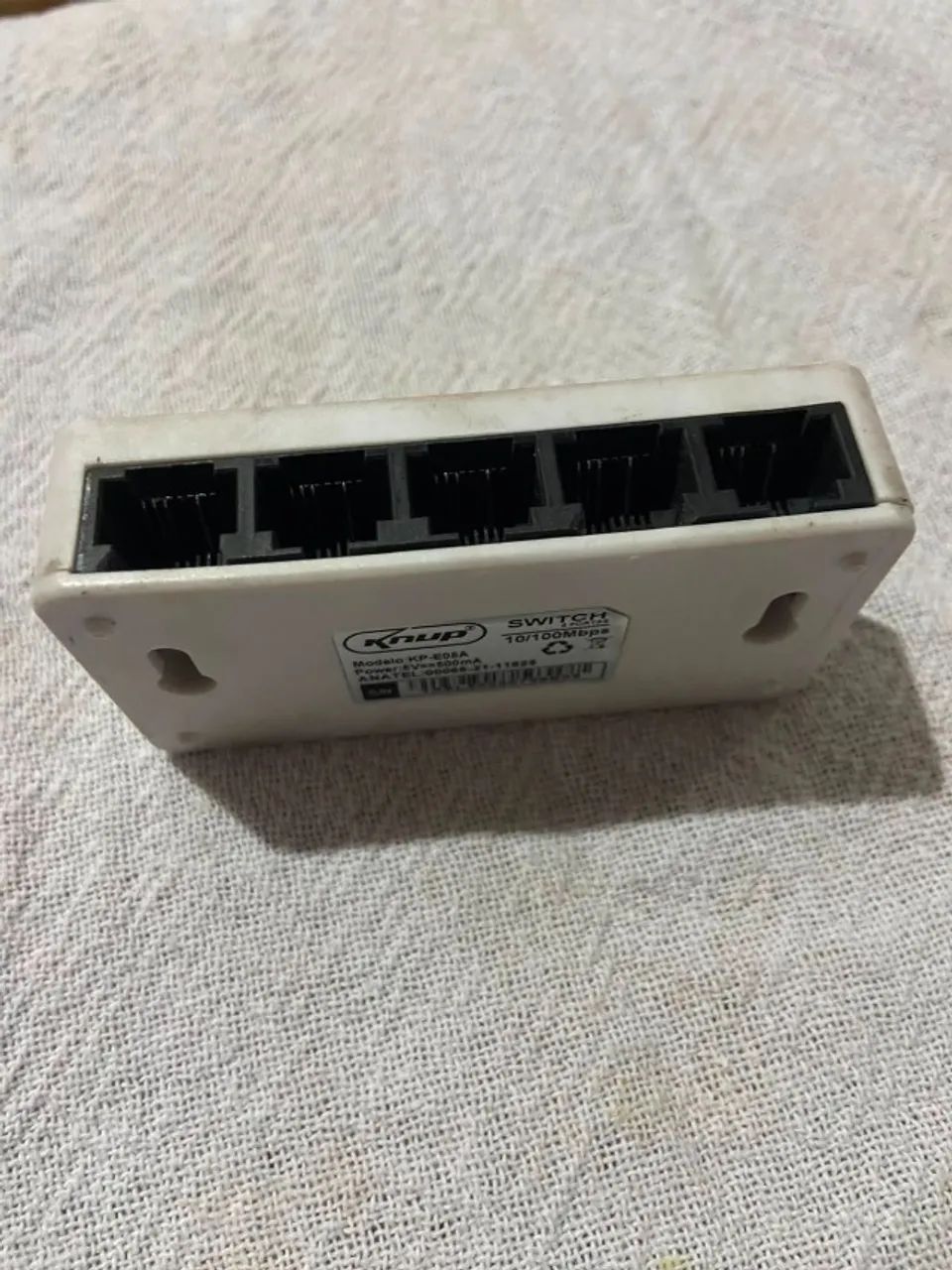 Switch Rj45 5 Portas Hub 10/100 mbps