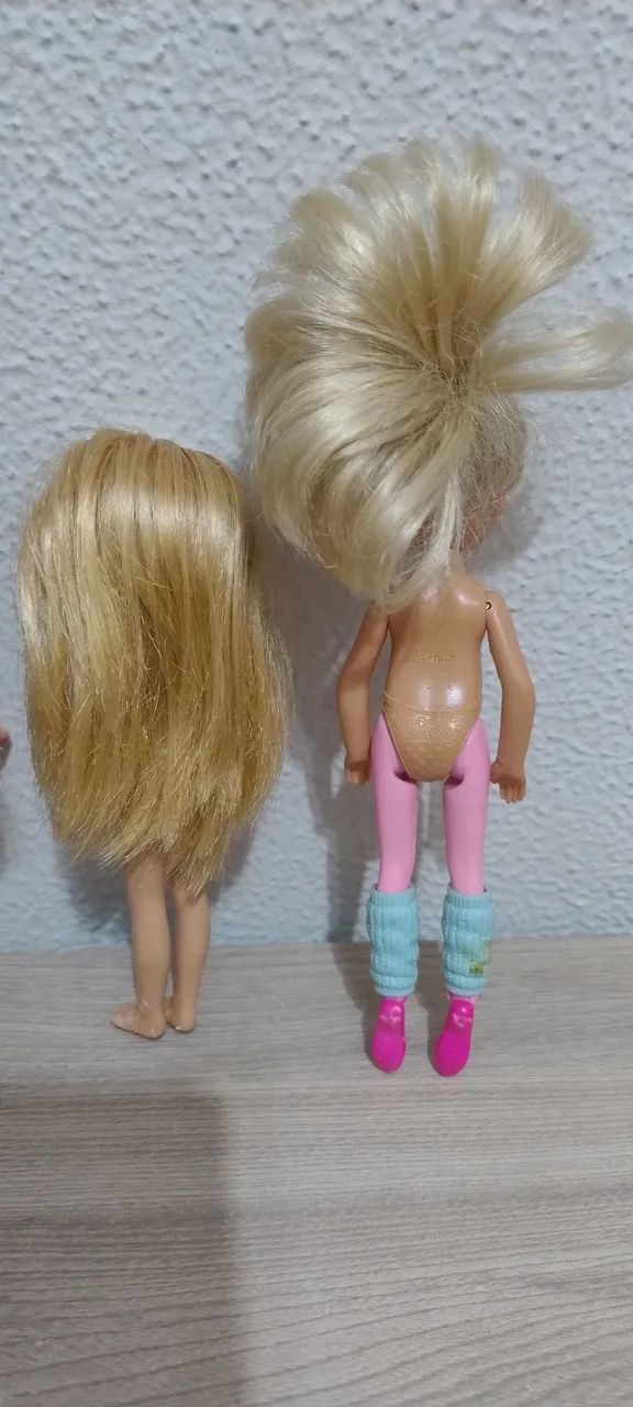 Lote 4 bonecas Barbie Chelsea/Kelly Mattel - Foto 4