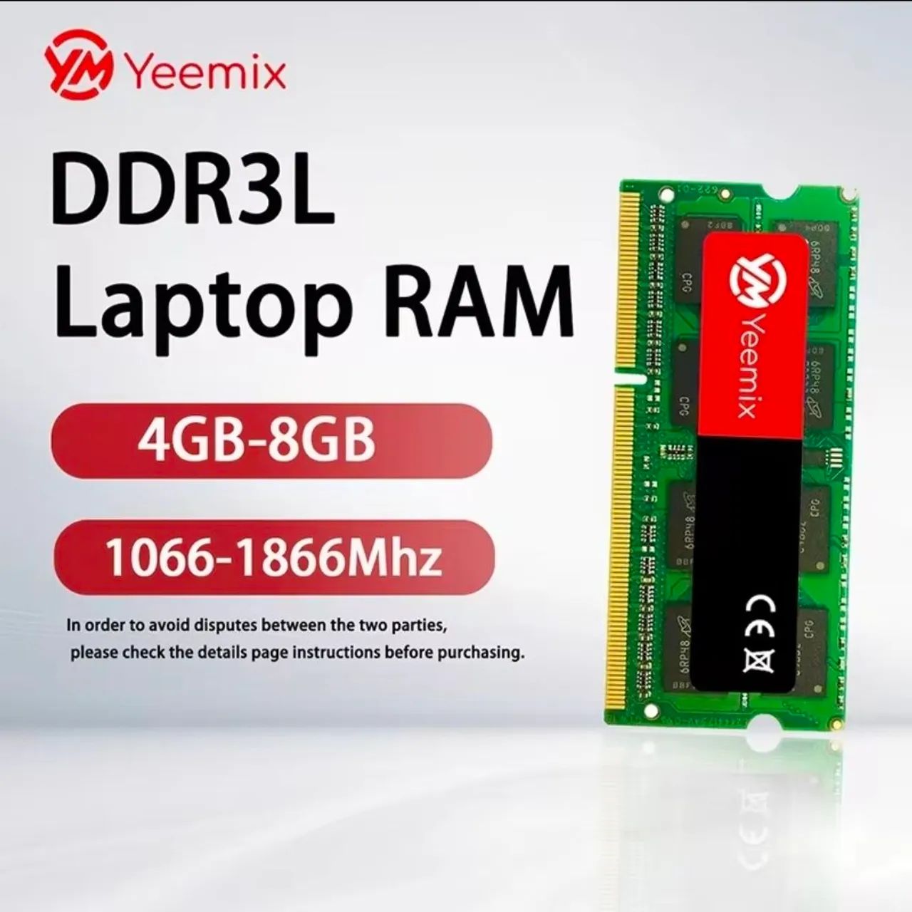 Memória ram DDR3L 8gb 1600mhz - Memória RAM - Bairro Novo do