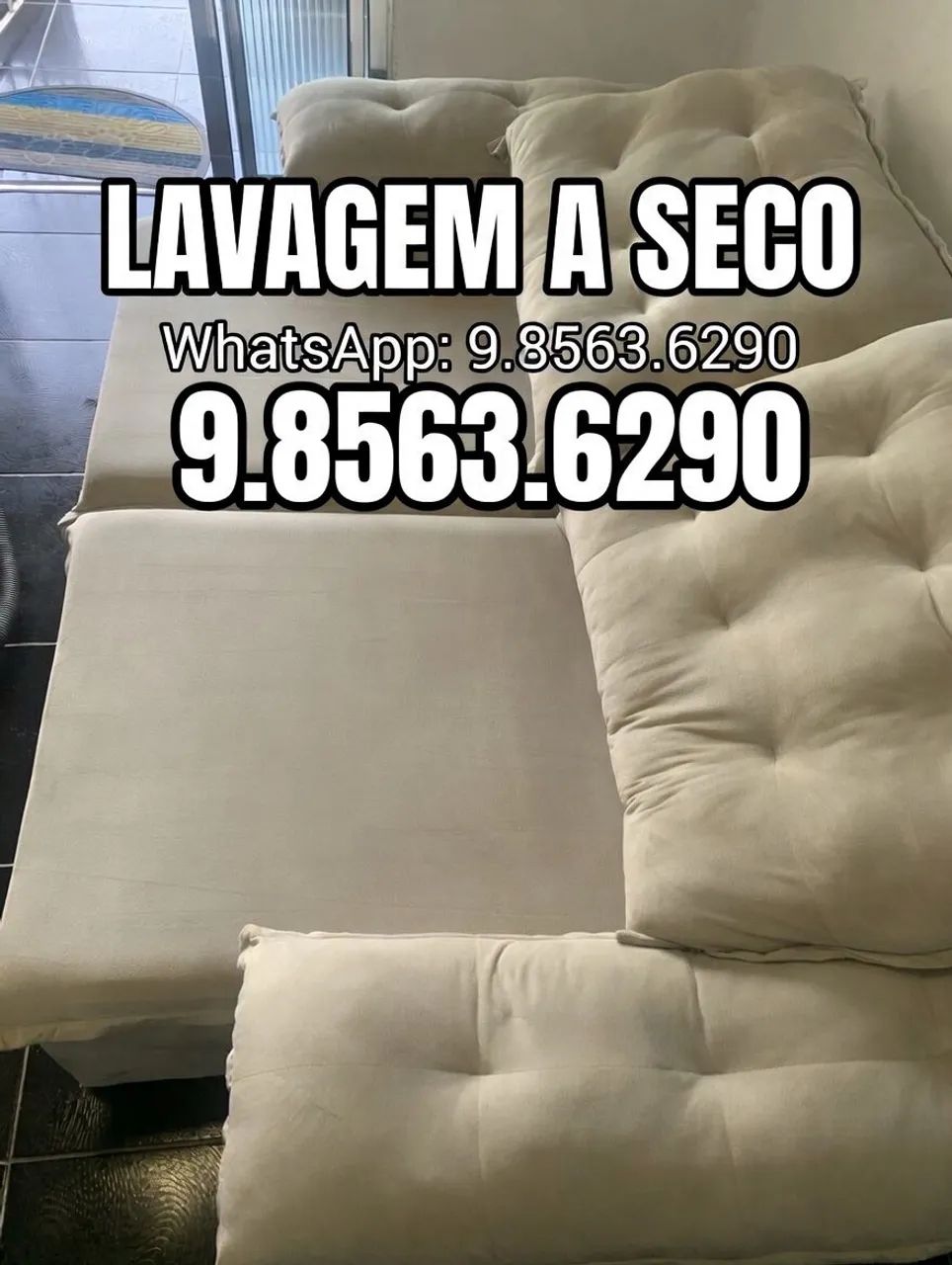 Lavagem a Seco sofás 
