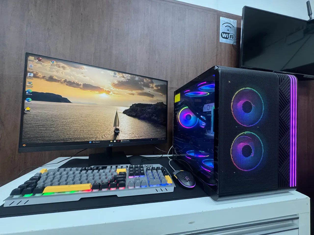 Pc gamer completo NOVO com GARANTIA  - Foto 2