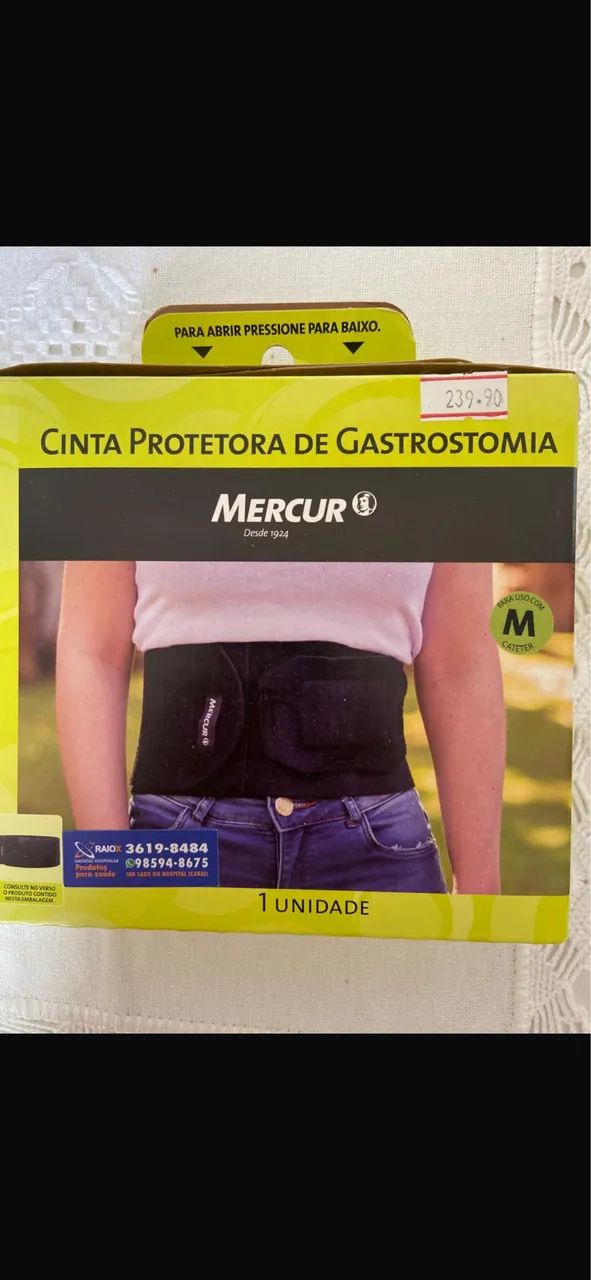 Cinta protetora de gastrostomia 