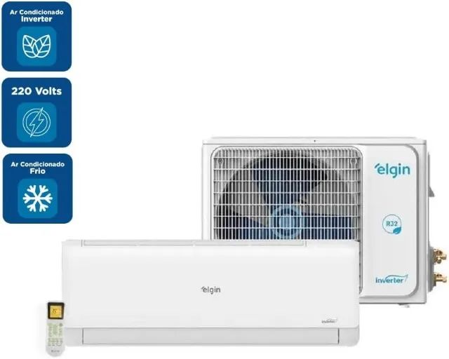 Ar Condicionado Split Elgin Eco Inverter II 12.000 BTU/h (Frio) - 220V