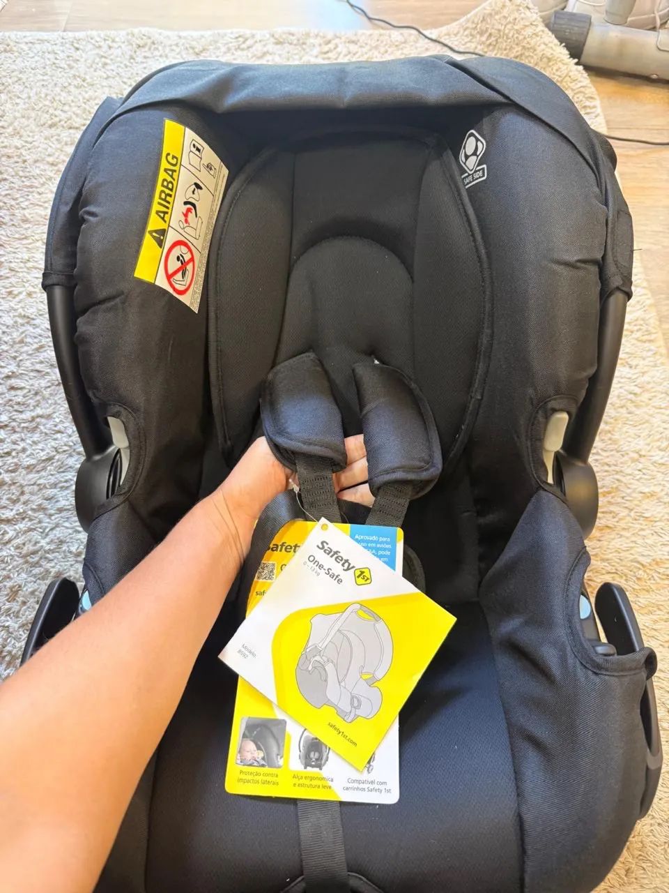 Novo - Carrinho Travel System Safety 1st, Mobi Duo, Black & Silver - Foto 5