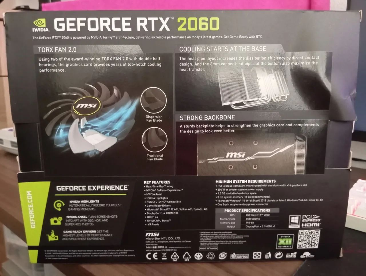 Rtx2060 Geforce NVidia  - Foto 2