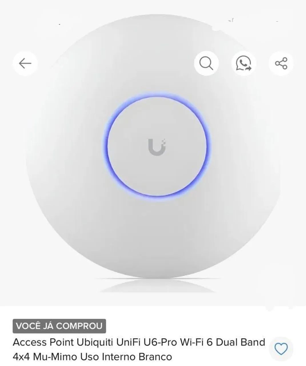 Access Point Ubiquiti UniFi 6 Pro (U6-Pro) - Foto 3