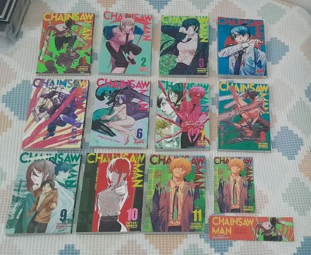 Chainsaw Man - Vols. 1 ao 11 - Mangás - Foto 3