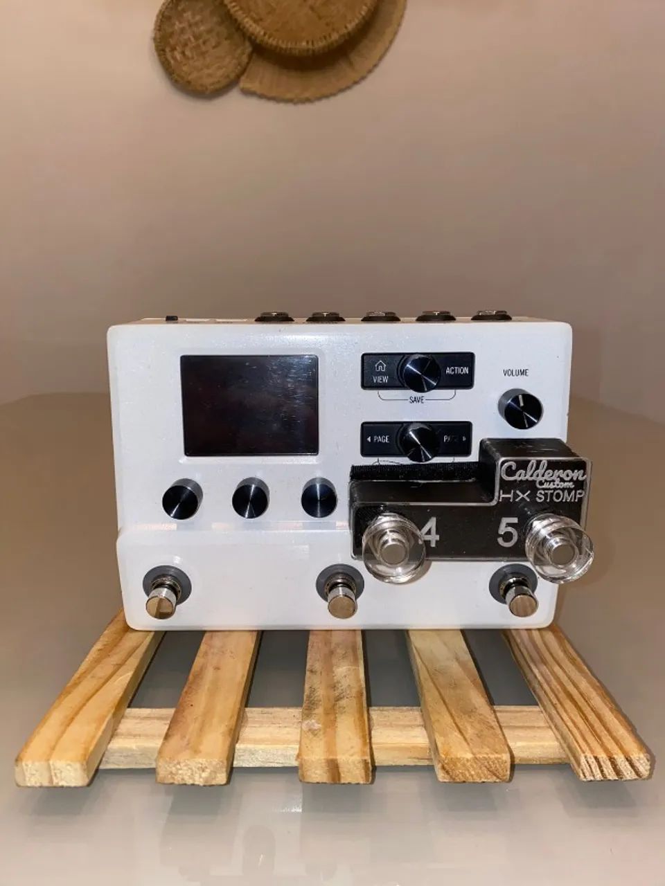 ギター Line 6 HX STOMP LINE 6 HX STOMP + DUAL FOOT + FONTE ORIGINAL E CAIXA