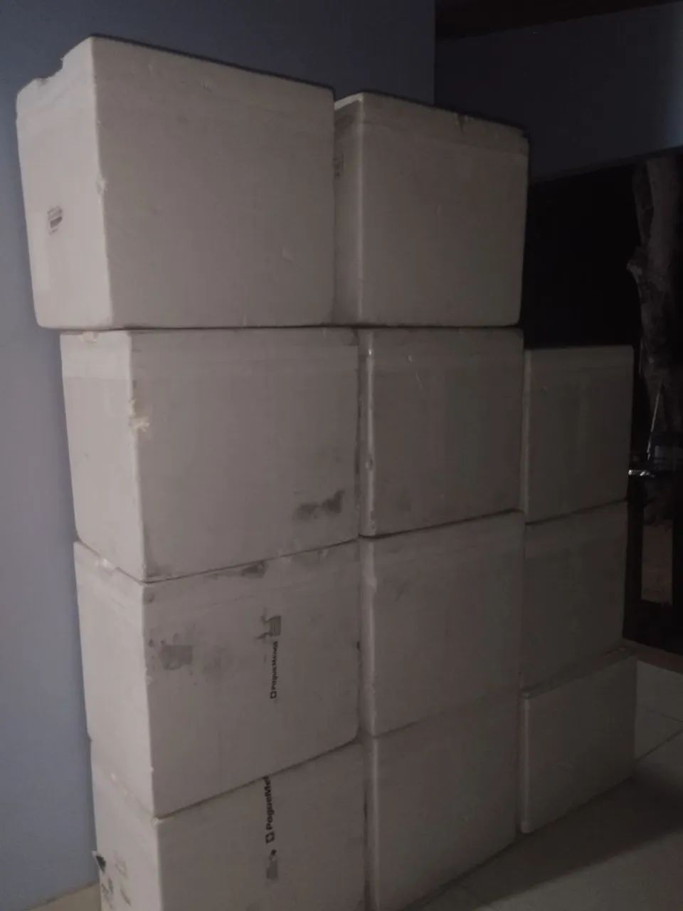 Caixa de isopor 