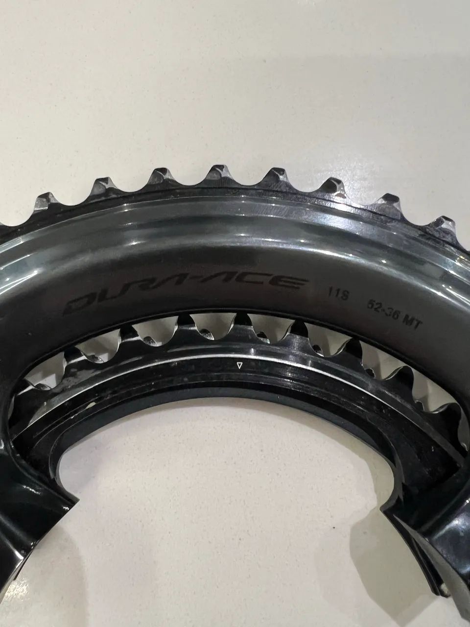 Coroas Shimano Dura-Ace FC-9000 52/36 11V Original - Foto 2