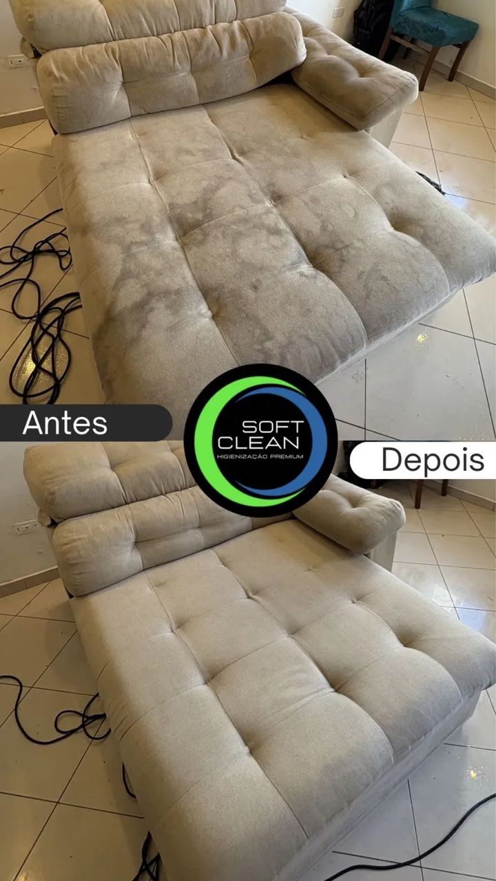 Limpeza lavagem higienização sofá estofados  - Foto 2