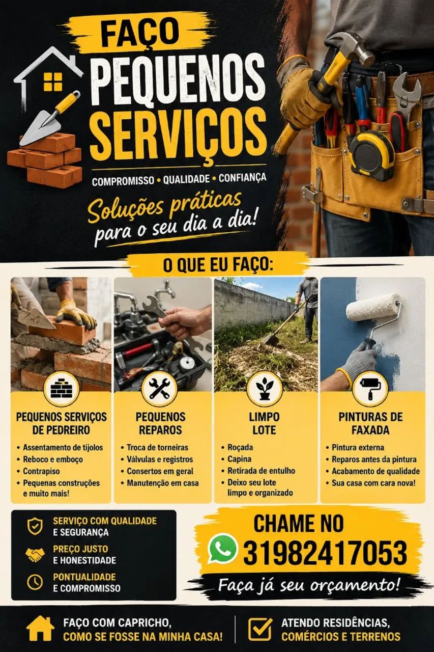 Faço pequenos serviços 