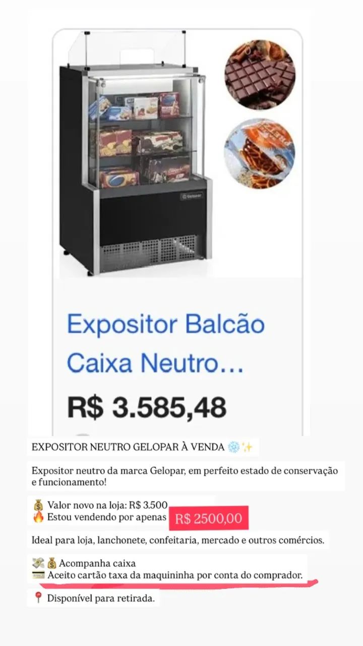 Expositor caixa e balcão neutro  - Foto 2