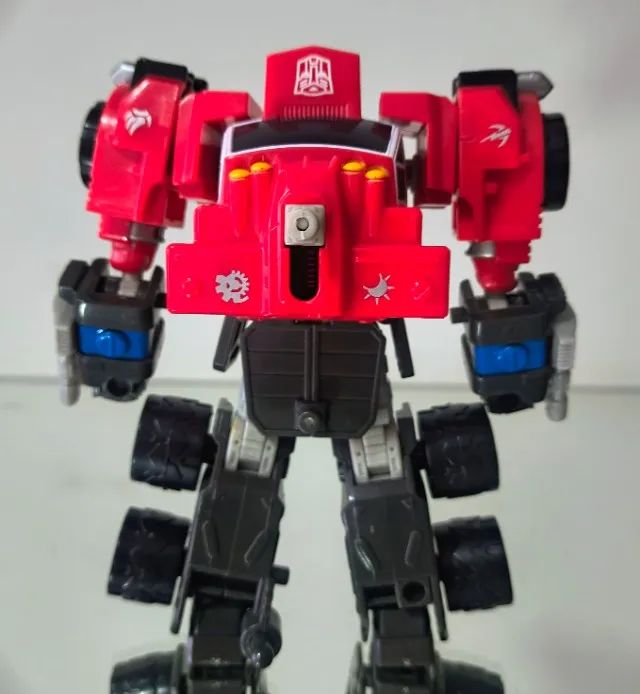 Figure Transformers Cybertron Optimus Prime, completo e original Hasbro, Galaxy Force - Foto 5