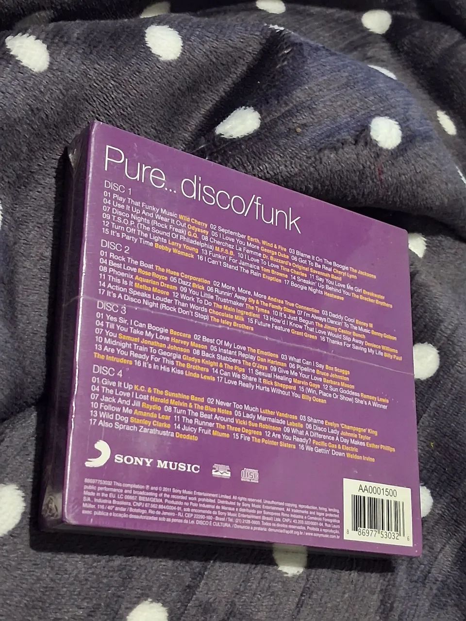 CD PURE... DISCO/FUNK-4 CDS, LACRADO.  - Foto 2