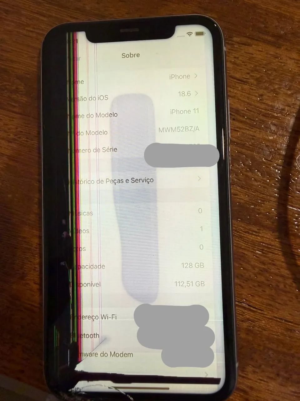 iPhone 11 128G  Roxo - Tela Estragada - Foto 2