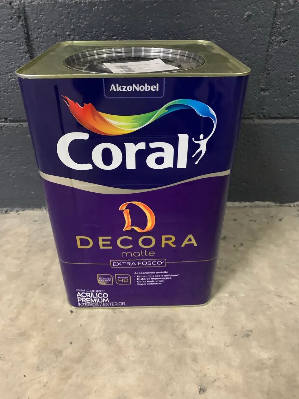 Tinta Coral Decora Matte Extra Fosco Branco 18L - Lacrada - Foto 3