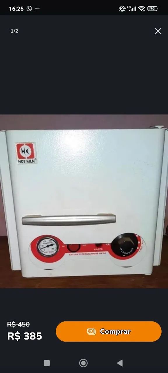 Estufa esterilizadora 