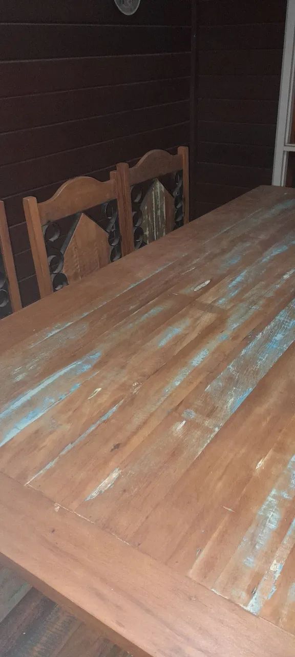 Mesa em madeira de demolição  - Foto 4