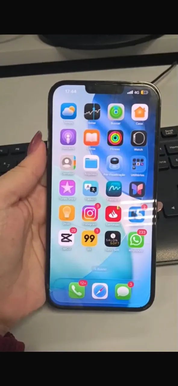 iPhone 13promax vendo ou troco - Foto 2